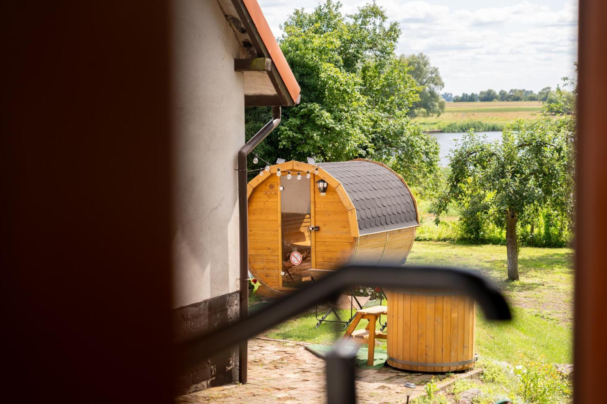Oderpoint#Sauna#Jacuzzi Gozdowice ภายนอก รูปภาพ